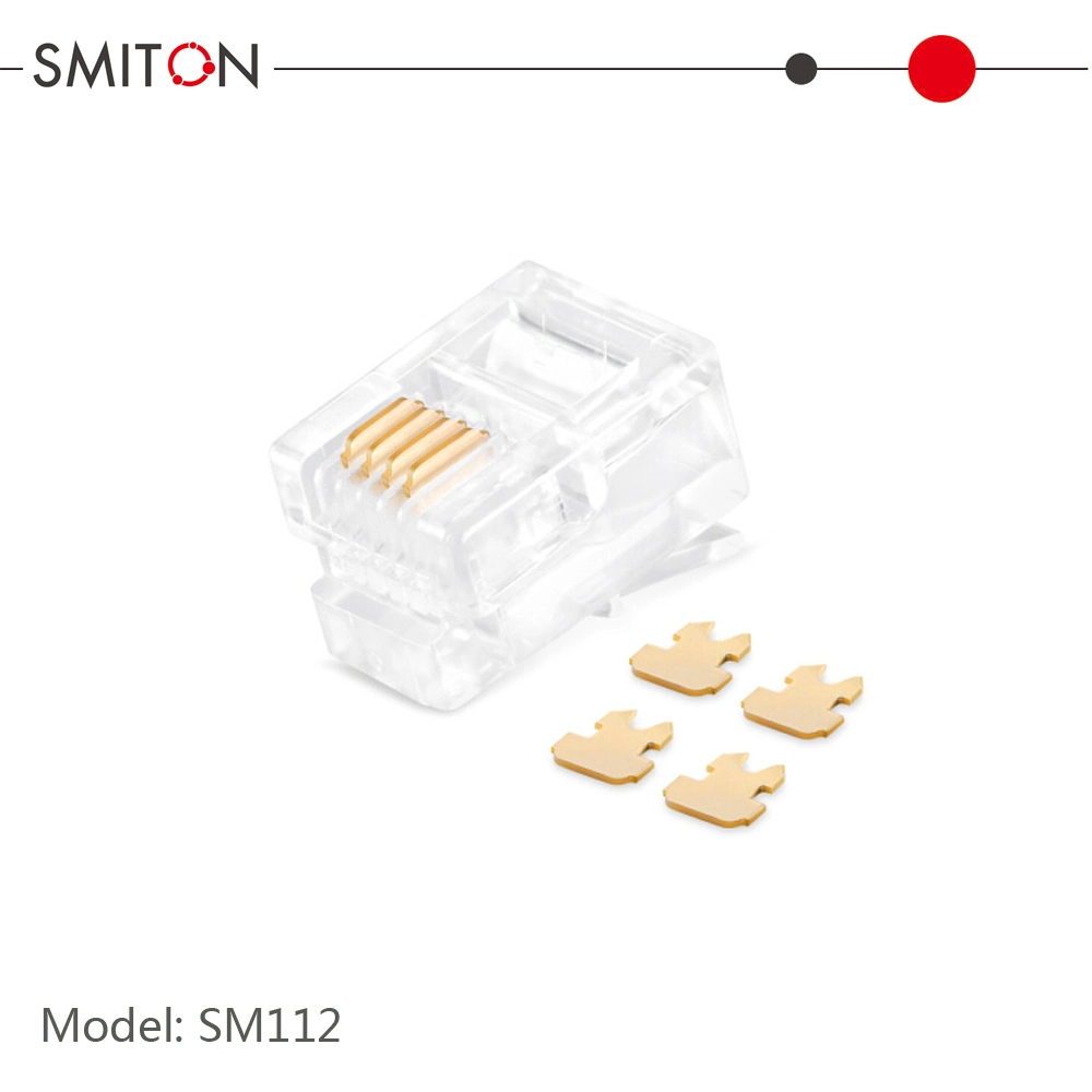 Rj11 Telephone Connector 6p4c 6p2c 4p4c 6p6c Cable Modular Plug