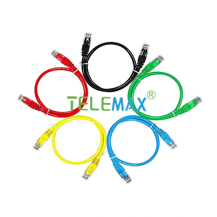 Telemax 26AWG UTP CAT6A Patch Cord with Molding Design 550MHz