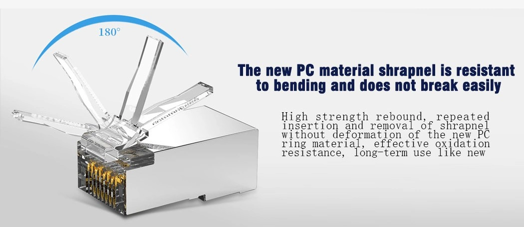 Shielded/UTP Cat. 6 RJ45 Connector Modular Plug