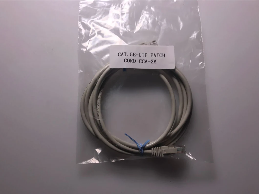 CCA/Copper LAN Cable 2 Meter Cat5e UTP Patch Cord