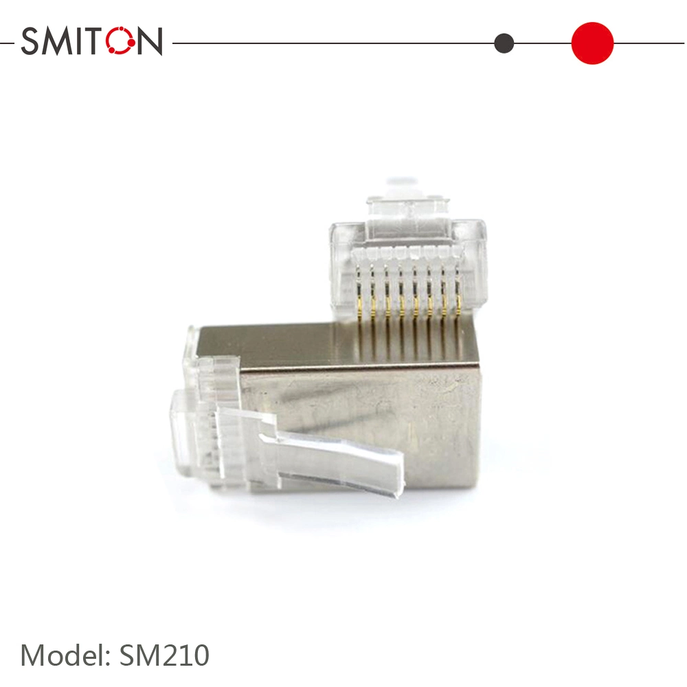 Cat5e CAT6 Cat7 RJ45 Data Transmission Connector RJ45 Shield 8p8c Gold Plated Modular Plug