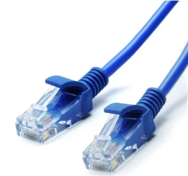 Computer Use RJ45 Connector PVC Jacket Copper Wire Cat 5e CAT6 UTP Indoor Network Cable Patch Cord