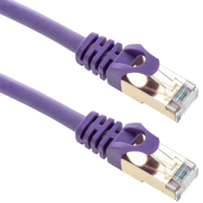 데이터 통신용 S/FTP Cat8 RJ45 네트워크 패치 케이블 40Gbps 0.5m