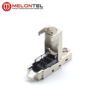 3um ~ 50um Cat5e CAT6 Cat7 STP 도구가 필요 없는 RJ45 모듈식 플러그