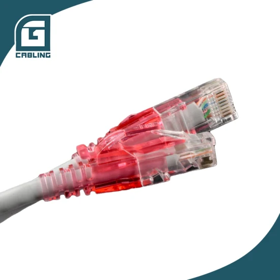 Gcabling Communications Cat 6 6A 패치 케이블, 이더넷 CAT6 CAT6A UTP RJ45 고유 잠금 클립 점퍼 케이블 네트워크 LAN 패치 케이블