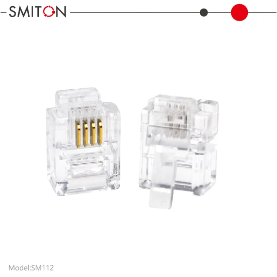 RJ11 전화 커넥터 6p4c 6p2c 4p4c 6p6c 케이블 모듈형 플러그