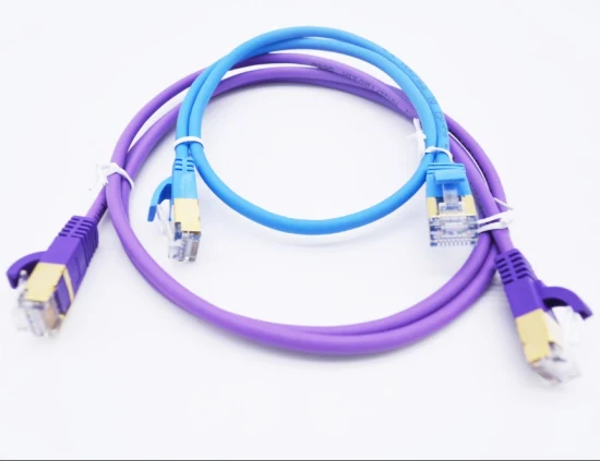 Ultradünnes, 슈퍼슐랭크 CAT6A Cat7 STP-Patchkabel-Patchkabel