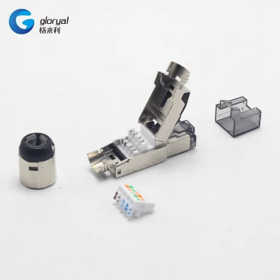 STP FTP RJ45 Cat. 8 또는 Cat. 7포트 도구가 필요 없는 모듈식 플러그