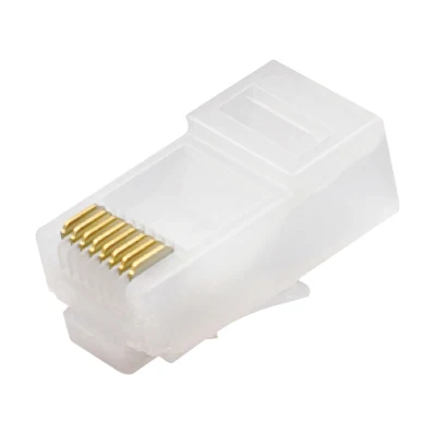 CAT.6 RJ45 8P8C 모듈식 플러그 비차폐(UTP) 네트워크 커넥터 프리미엄 내구성