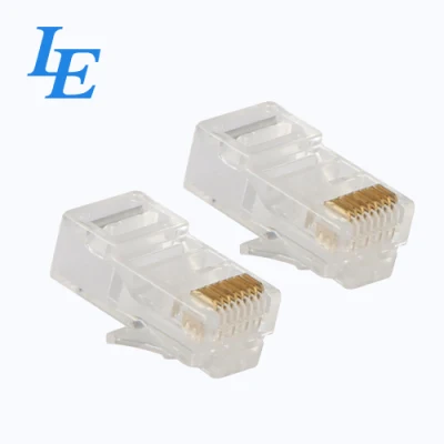 Le CAT6 Cat 케이블 커넥터 RJ45 모듈형 플러그