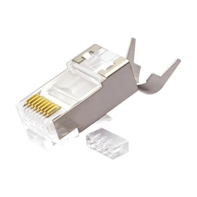 CAT.7 RJ45 8P8C 모듈형 플러그, 차폐형(FTP), 네트워크 연결, 2피스 키트