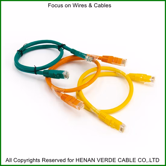 23 AWG 구리선 LLDPE 재킷 CAT6A 데이터 통신 신호 케이블 패치 케이블
