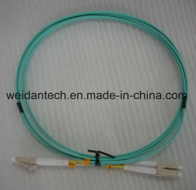 LC-LC 다중 모드 이중 Om3 3m 50/125 Glasfaser-Patchkabel