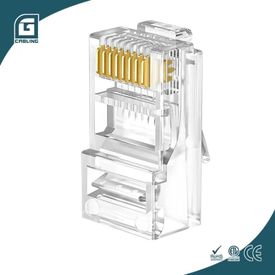 Gcabling 8p8c UTP CAT6 CAT6A Cat5e RJ45 네트워크 커넥터 모듈형 이더넷 RJ45 커넥터